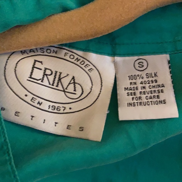 Vintage silk blouse - Picture 6 of 6